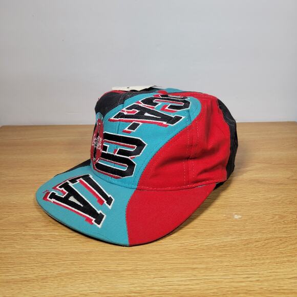 Vintage Rare Coca Cola 1994 Coke Drew Pearson Soda Promo Swirl Hat Snapback - Picture 3 of 15